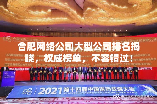 合肥网络公司大型公司排名揭晓，权威榜单，不容错过！