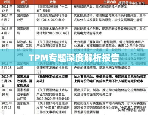 TPM专题深度解析报告
